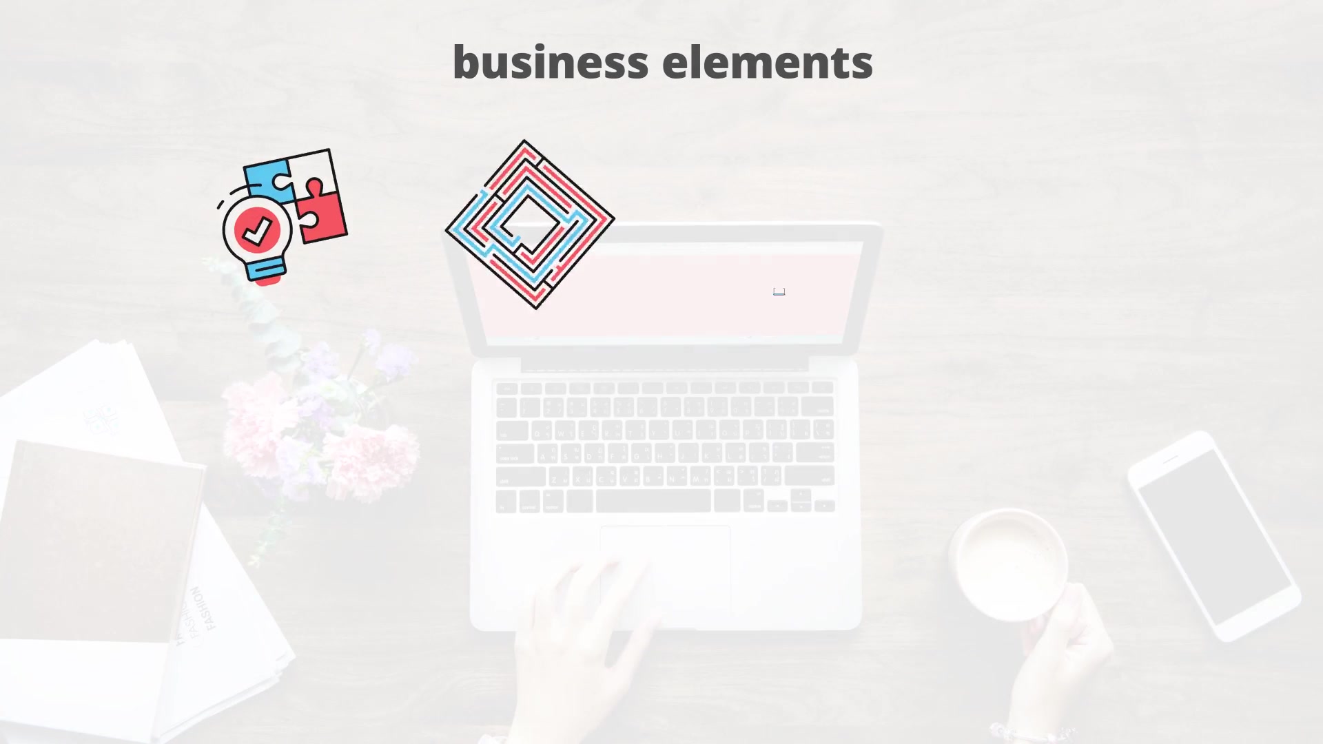 Business Elements – Thin Line Icons - Download Videohive 23455639