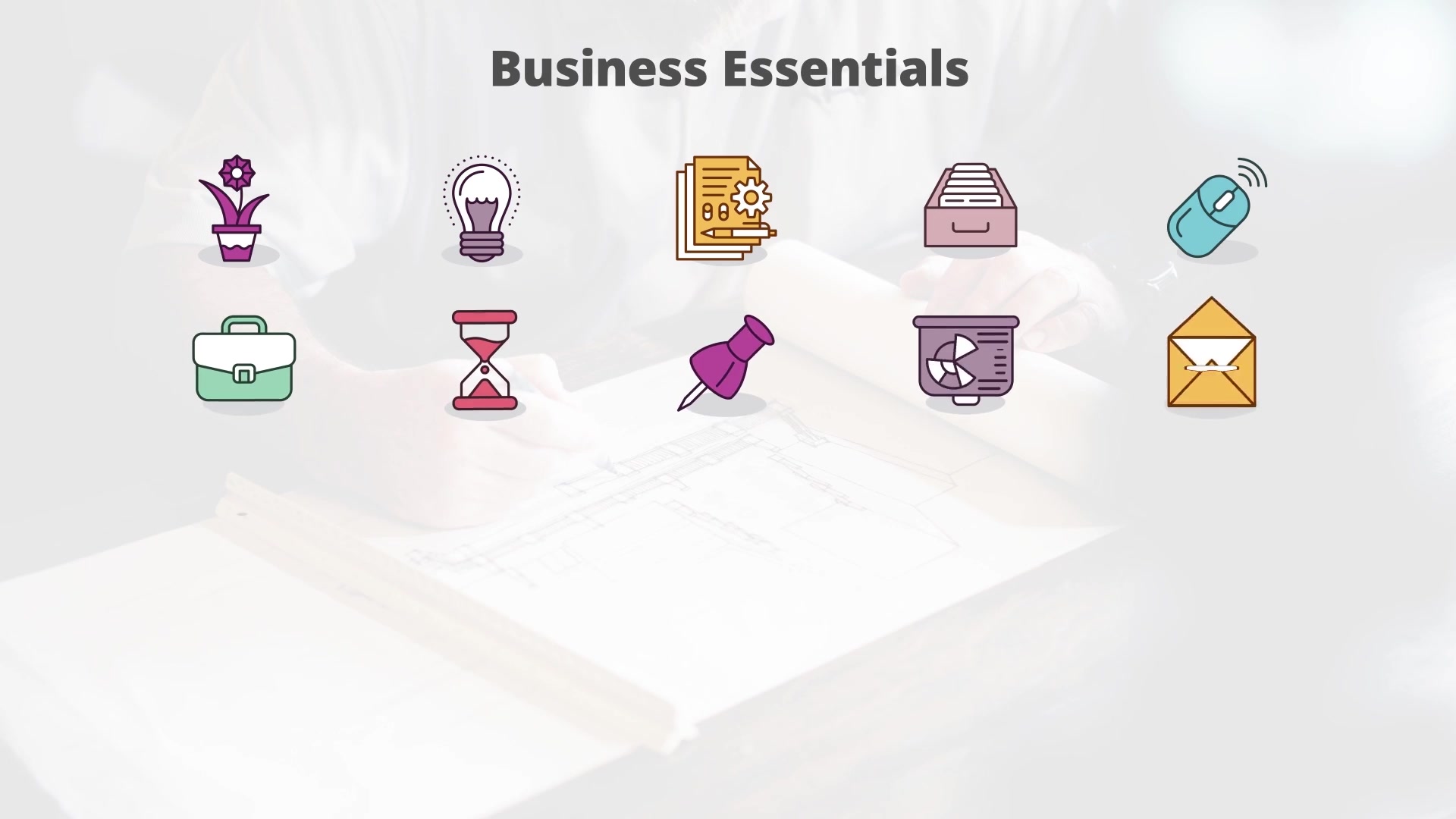 Business Essentials – Flat Animation Icons (MOGRT) Videohive 23662294 Premiere Pro Image 5
