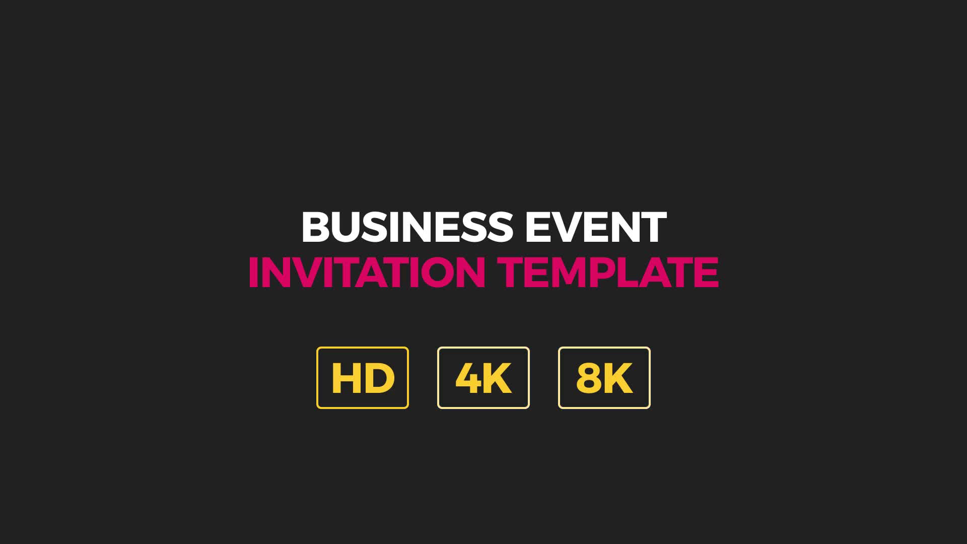 Business Event Invitation | Modern and Clean Promo Videohive 19741451 After Effects Image 1