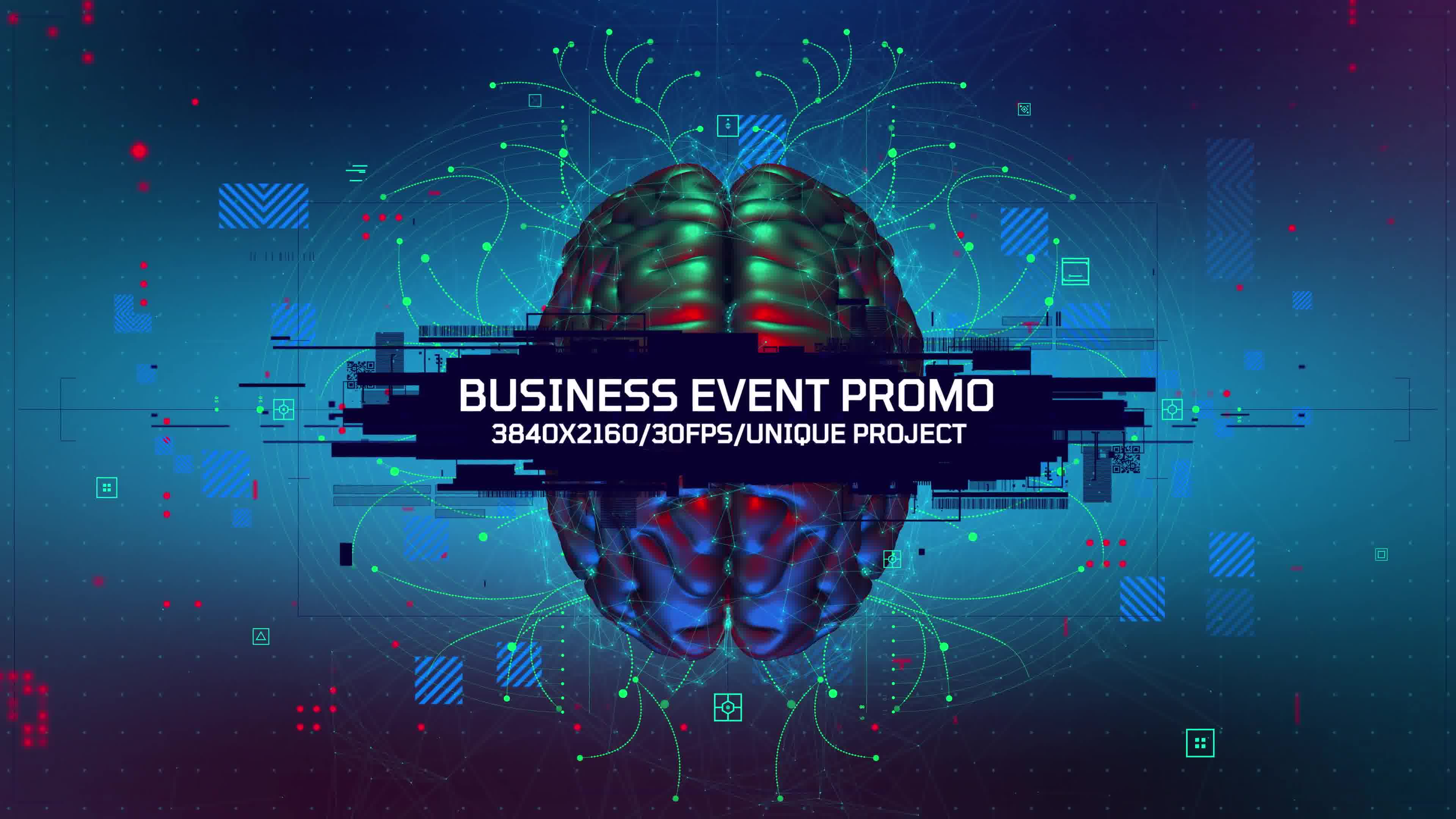 Business Event Promo/ Brain Power Intro/ Corporate IT Technology/ Sci fi/ Conference/ Modern HUD/ TV Videohive 32867748 After Effects Image 11