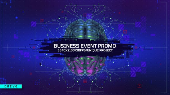 Business Event Promo/ Brain Power Intro/ Corporate IT Technology/ Sci fi/ Conference/ Modern HUD/ TV - 32867748 Videohive Download