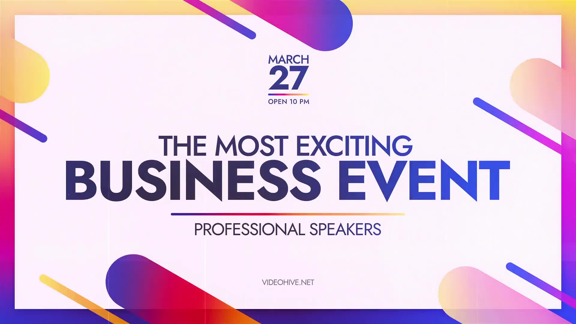 Business Event Promo Videohive 30481455 After Effects Image 1