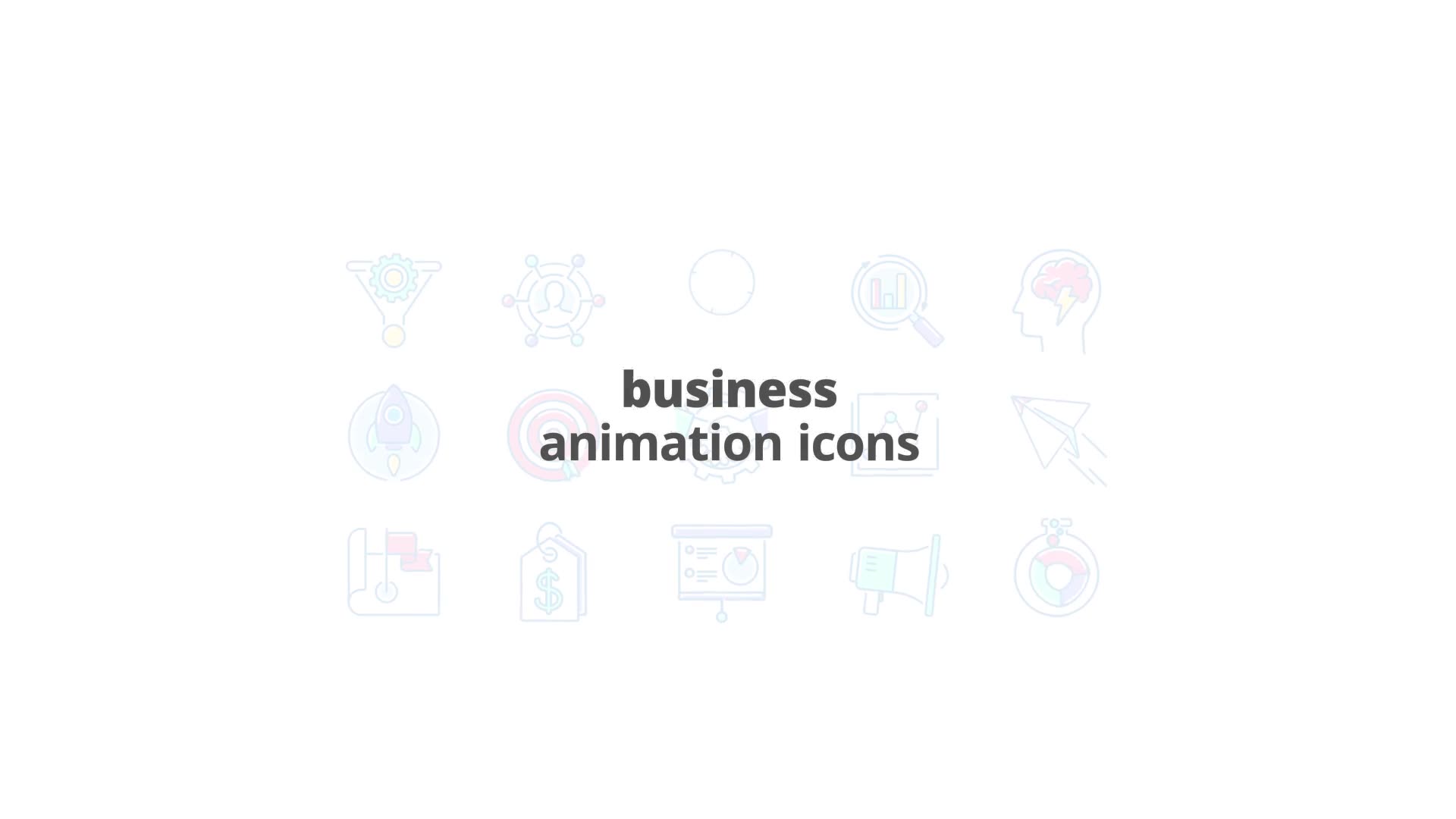 Business Filled Outline Animated Icons Videohive 26929919 After Effects Image 2