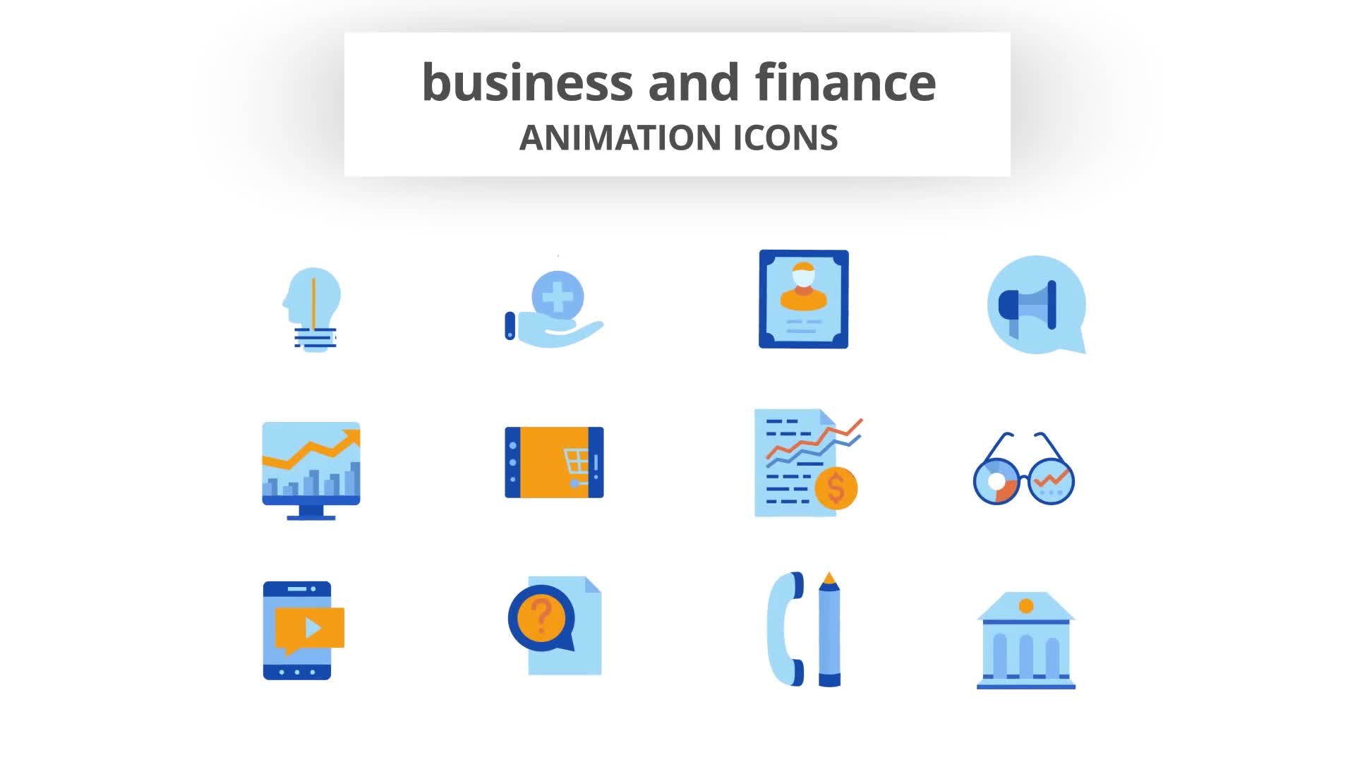 Business & Finance Animation Icons Videohive 28168003 After Effects Image 10