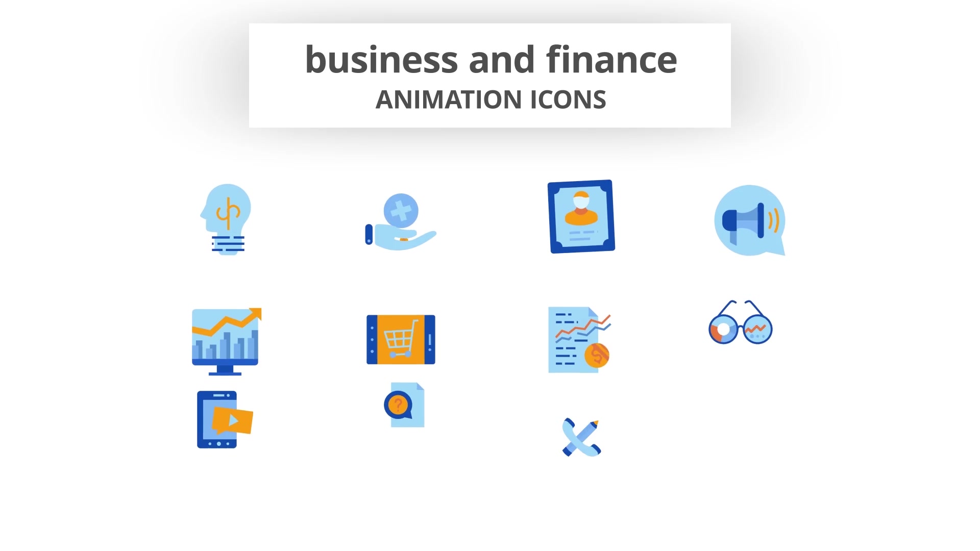 Business & Finance Animation Icons Videohive 28168003 After Effects Image 4