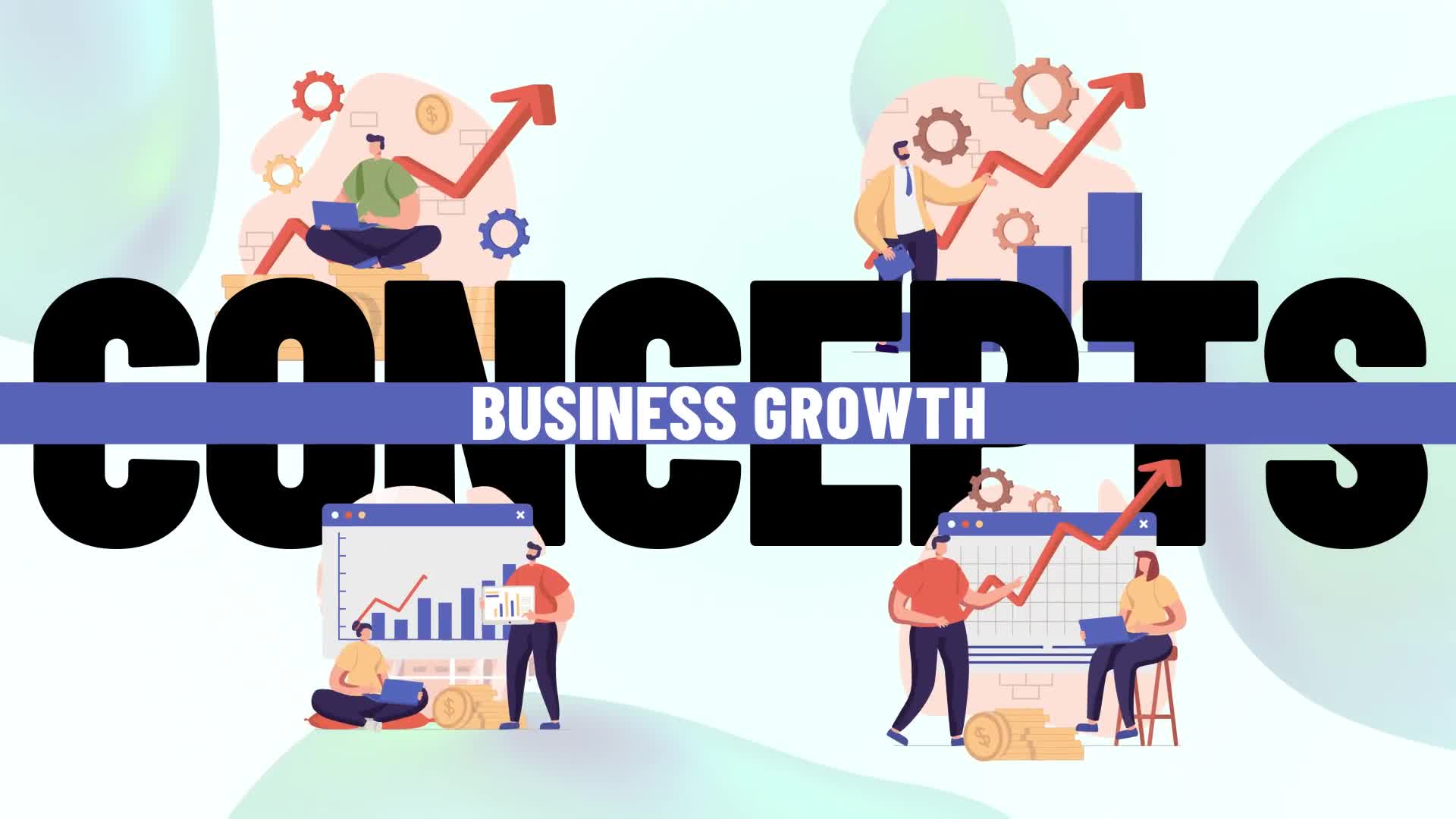Business growth Scene Situation Videohive 36652519 After Effects Image 1
