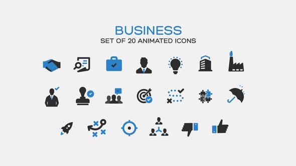 Business Icons - Videohive 35510694 Download