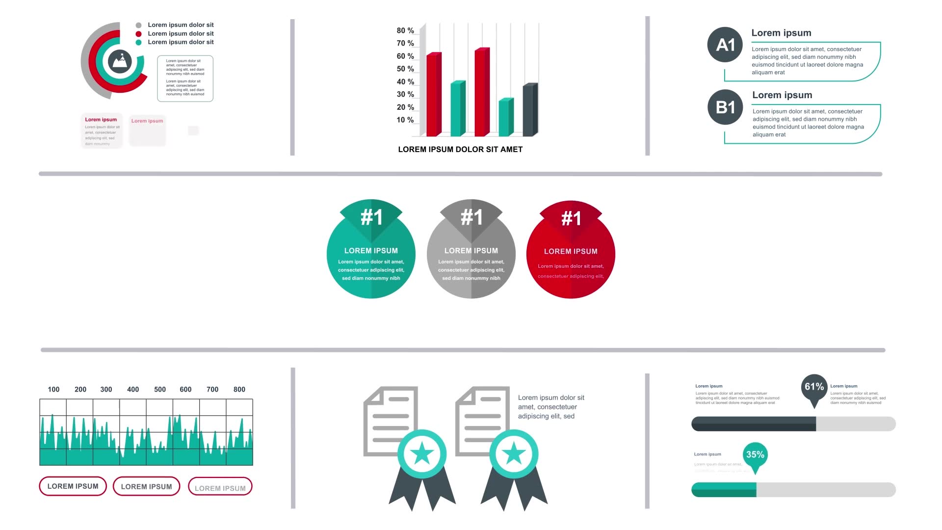 Business Infographics Vol.36 for Premiere Pro Videohive 27526019 Premiere Pro Image 10