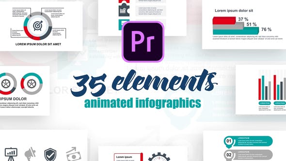 Business Infographics Vol.36 for Premiere Pro - 27526019 Download Videohive