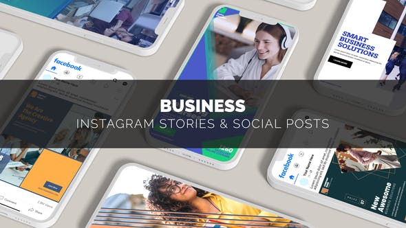 Business Instaram Stories & Social Post - Videohive Download 32148855