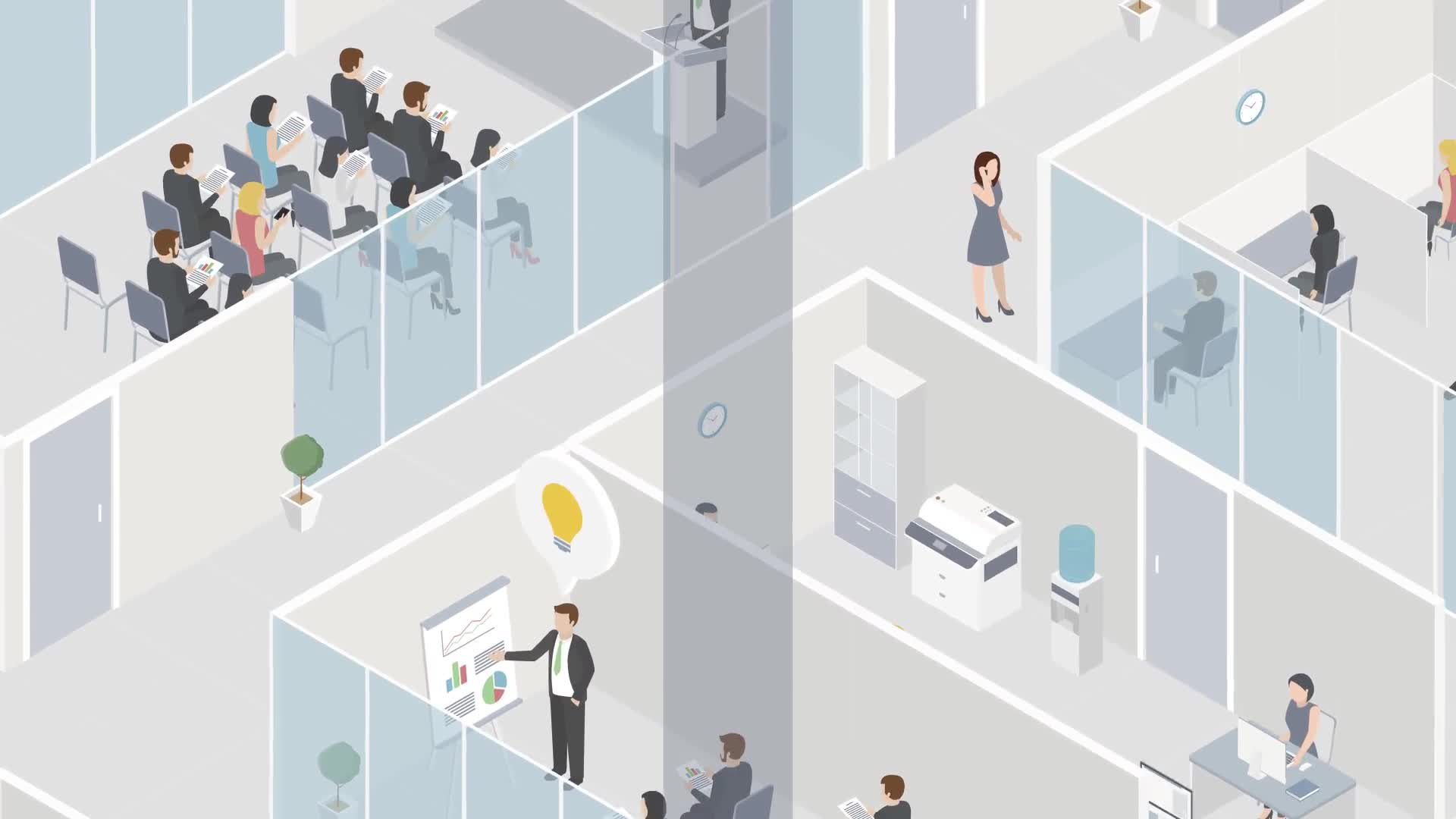 Business Isometric - Download Videohive 22162004