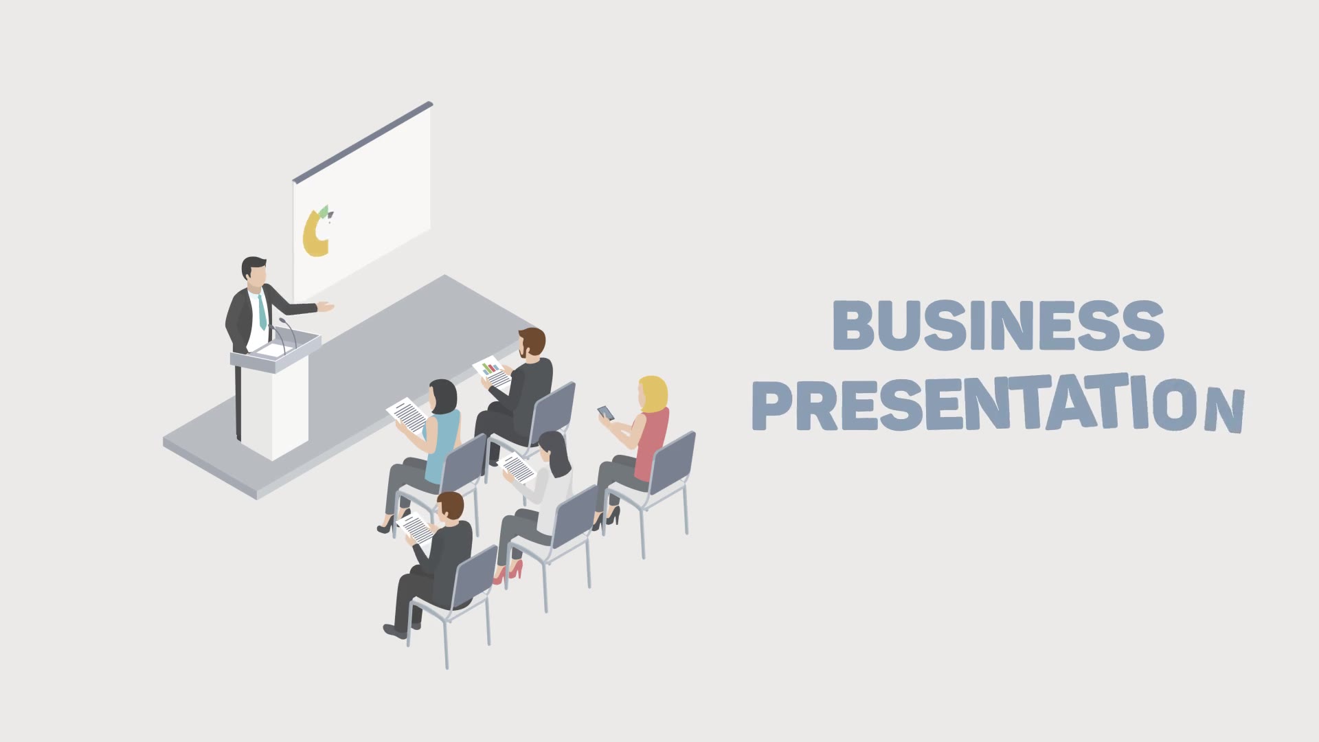 Business Isometric - Download Videohive 22162004