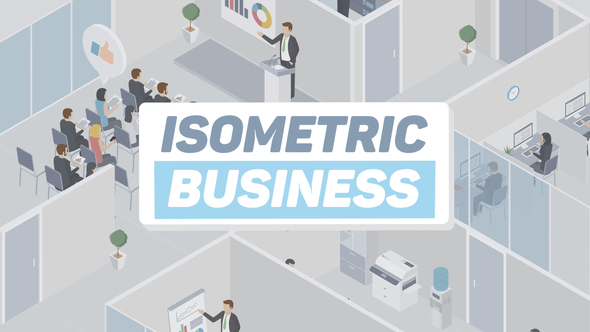 Business Isometric - Download Videohive 22162004