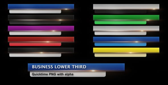 Business Lower Third - Download 2498937 Videohive