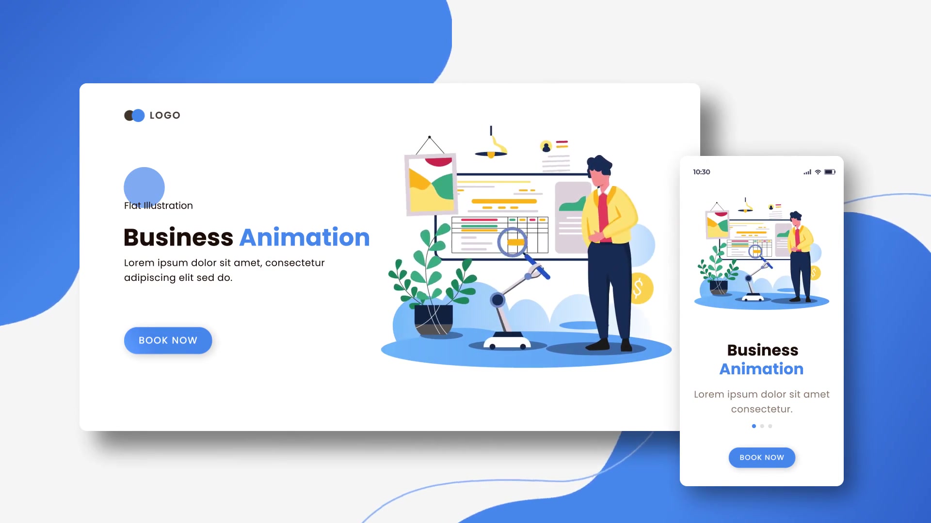 Business Maketing Animations Flat Concept Videohive 38247074 After Effects Image 4