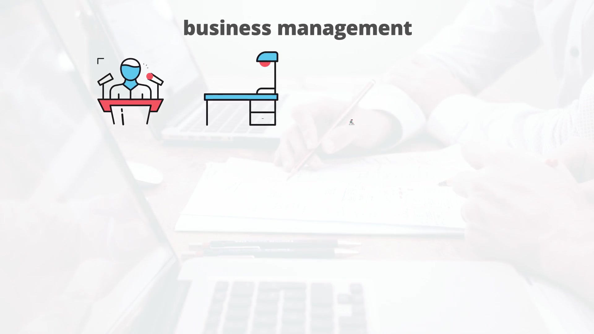 Business Managment – Thin Line Icons - Download Videohive 23454853