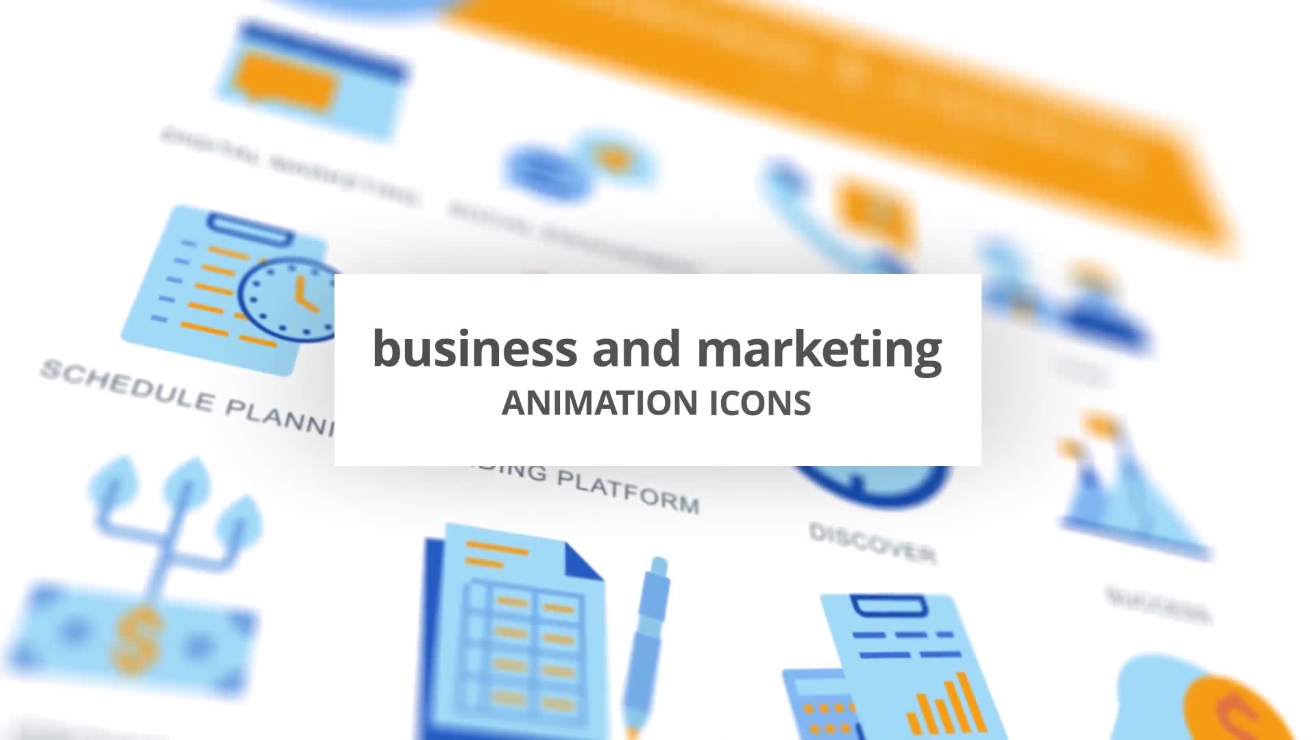 Business & Marketing Animation Icons Videohive 28168066 After Effects Image 1