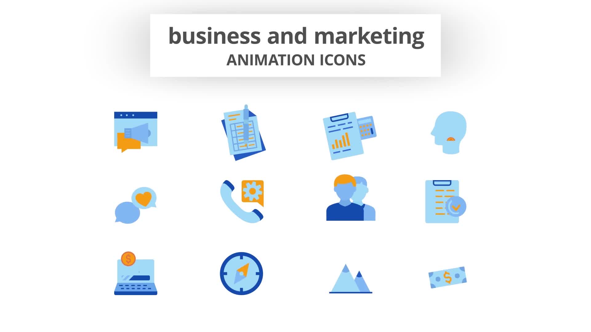 Business & Marketing Animation Icons Videohive 28168066 After Effects Image 10