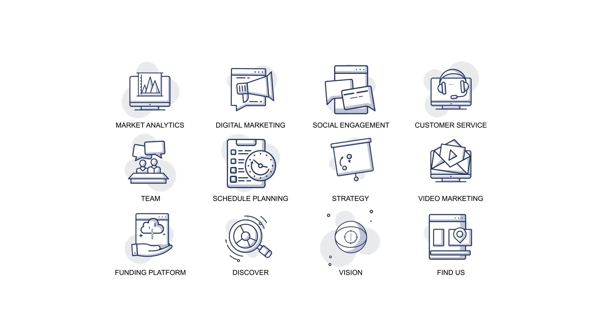 Business & Marketing Animation Icons Videohive 34567519 After Effects Image 6