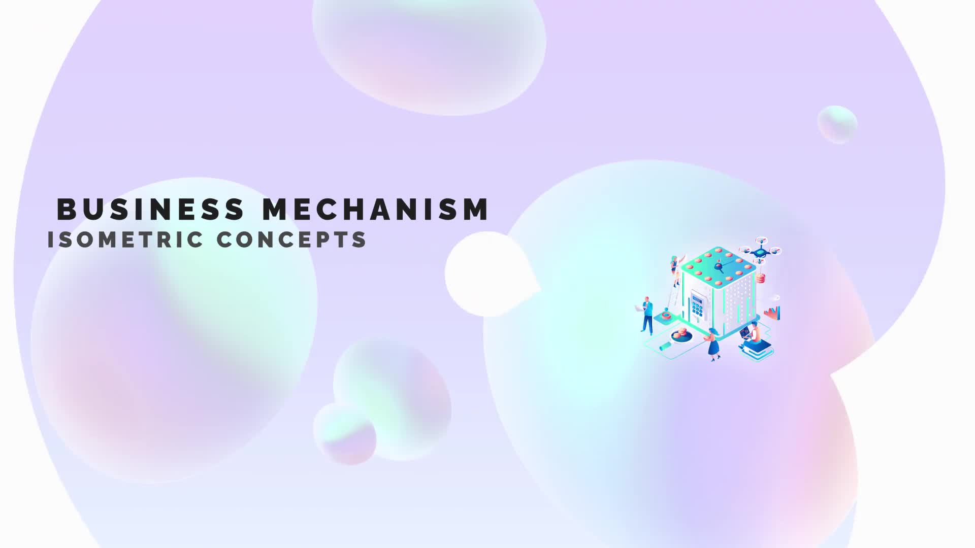 Business mechanism Isometric Concept Videohive 33518752 After Effects Image 1