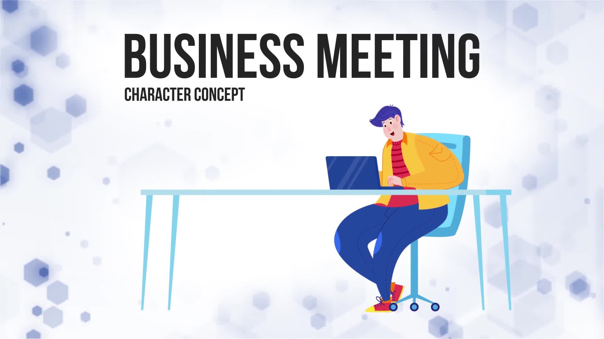 Business meeting Flat Concept Videohive 28862917 After Effects Image 1