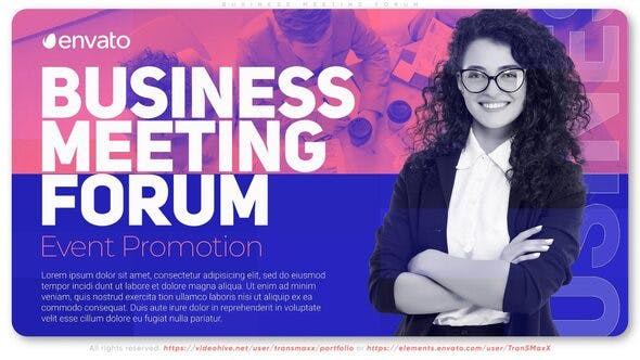 Business Meeting Forum - Download Videohive 40096251