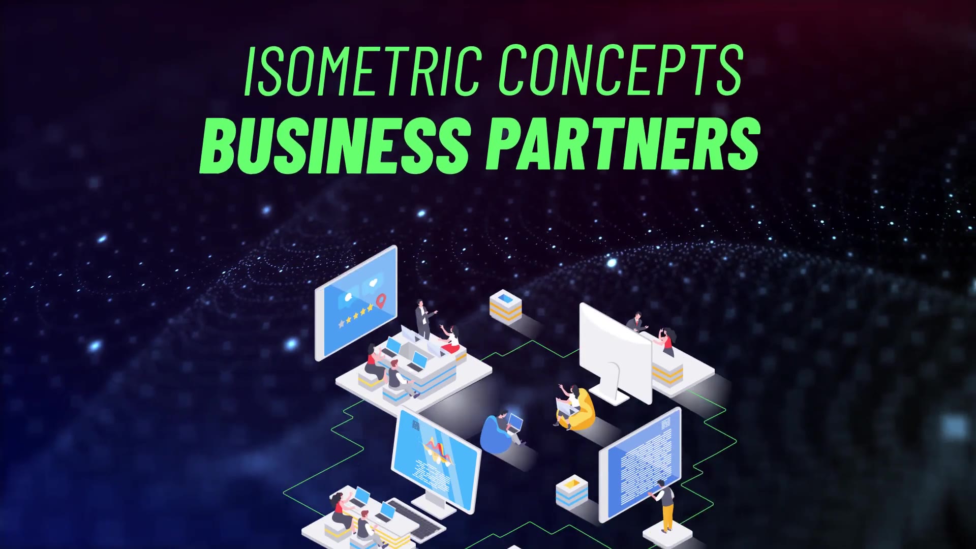 Business Partners Isometric Concept Videohive 31693641 After Effects Image 3