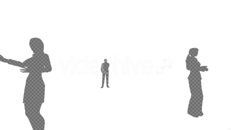 Business People Silhouettes Background - Download Videohive 19587211