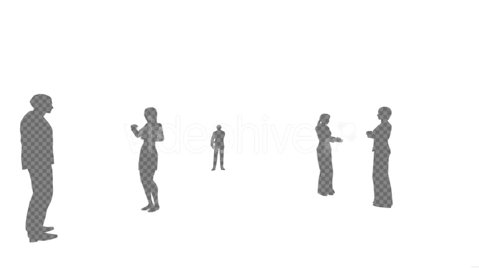 Business People Silhouettes Background - Download Videohive 19587211