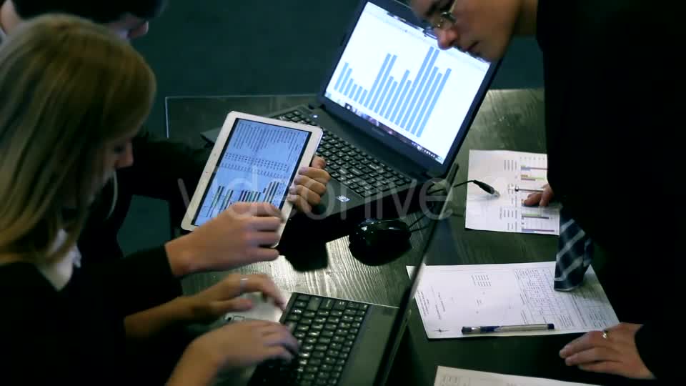 Business People Working on a Project  Videohive 9589061 Stock Footage Image 1