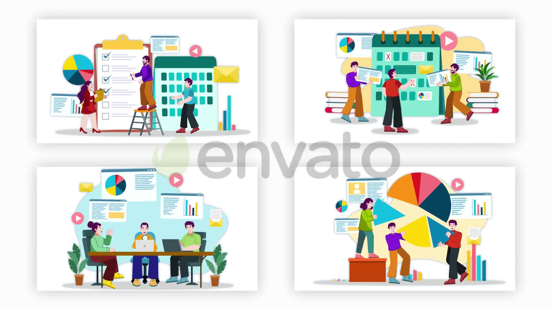 Business Planning Animation Scene Videohive 38193347 After Effects Image 10