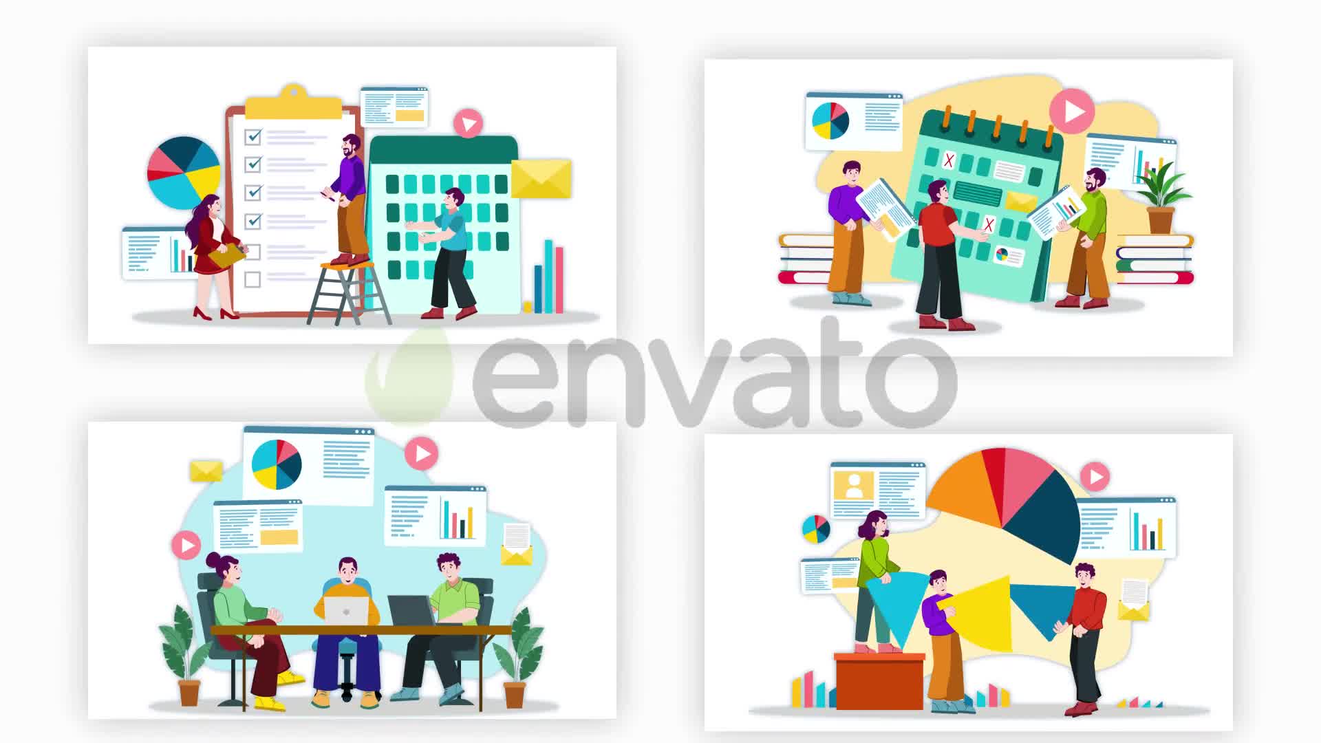 Business Planning Animation Scene Videohive 38193347 After Effects Image 9