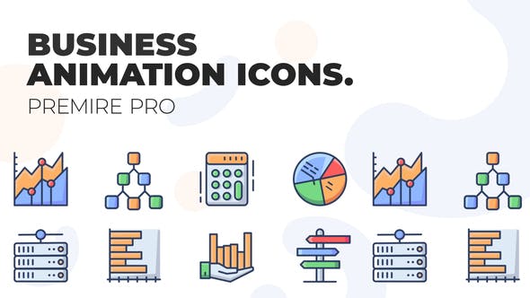 Business process MOGRT UI Icons - 36509296 Videohive Download