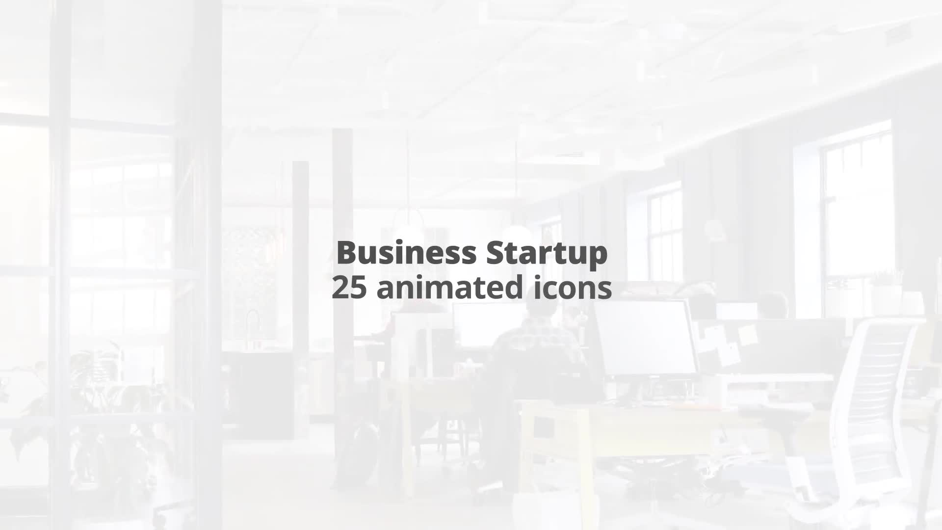 Business Startup Flat Animation Icons - Download Videohive 23381216