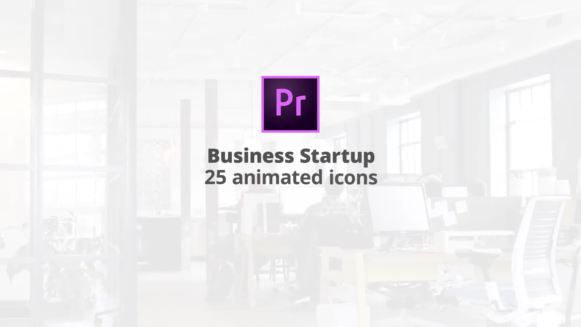 Business Startup – Flat Animation Icons (MOGRT) Videohive 23662303 Premiere Pro Image 1