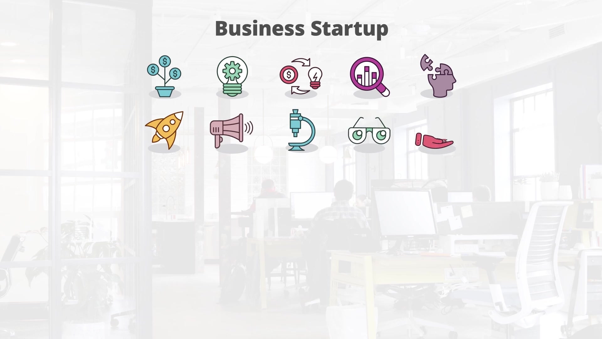 Business Startup – Flat Animation Icons (MOGRT) Videohive 23662303 Premiere Pro Image 5