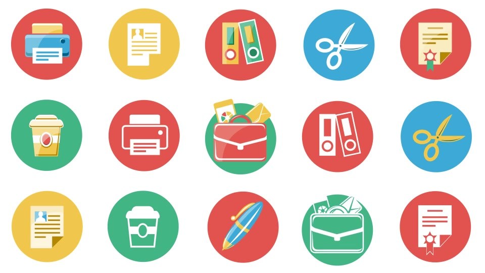 Business & Startup Flat Icons - Download Videohive 15992053