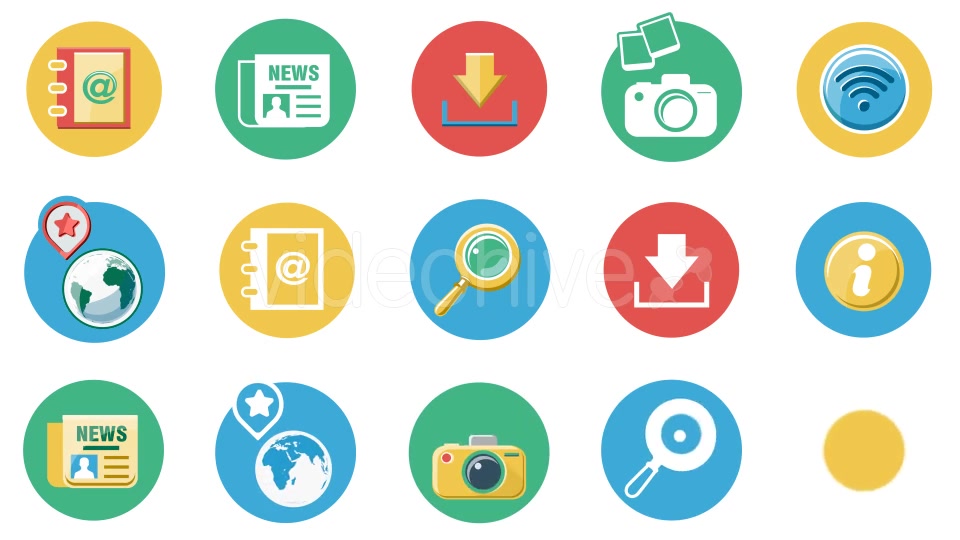 Business & Startup Flat Icons - Download Videohive 16086748