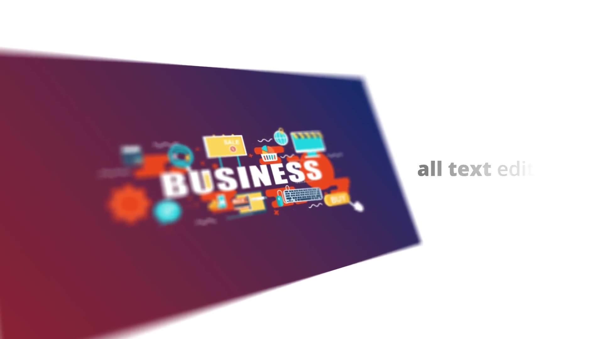 Business Typography Flat Concept Videohive 23815946 After Effects Image 3