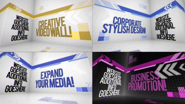Business Wall Info Titles - Videohive 30662448 Download
