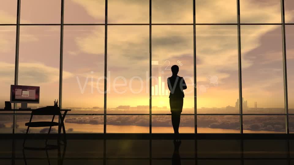 Business Woman And Corporate Infographics - Download Videohive 21508343