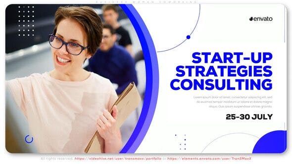 Business Woman Coworking - 27420011 Videohive Download