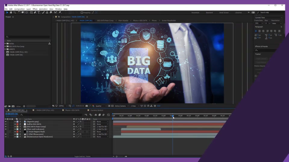 Businessman Open Hand Big Data Videohive 24982264 After Effects Image 4