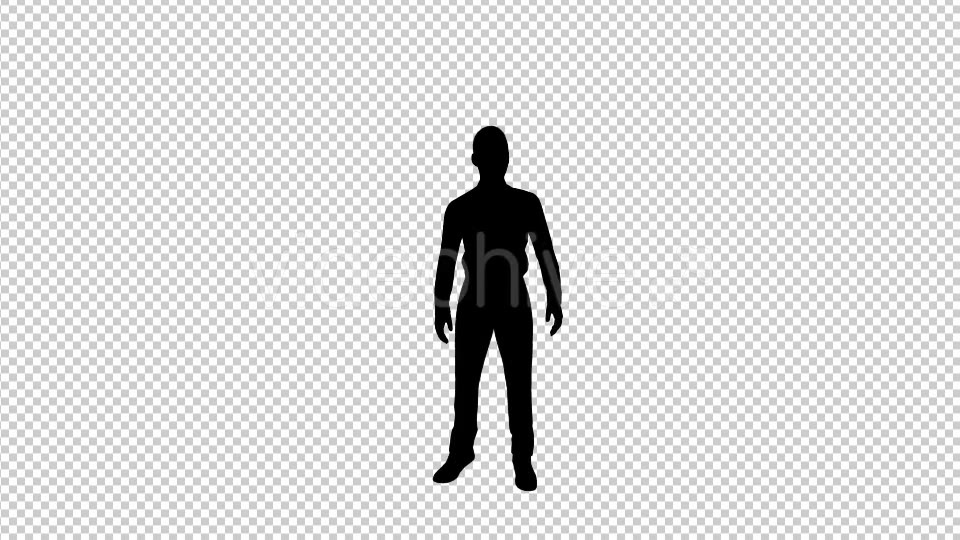 Businessman Talking Silhouette - Download Videohive 19685836