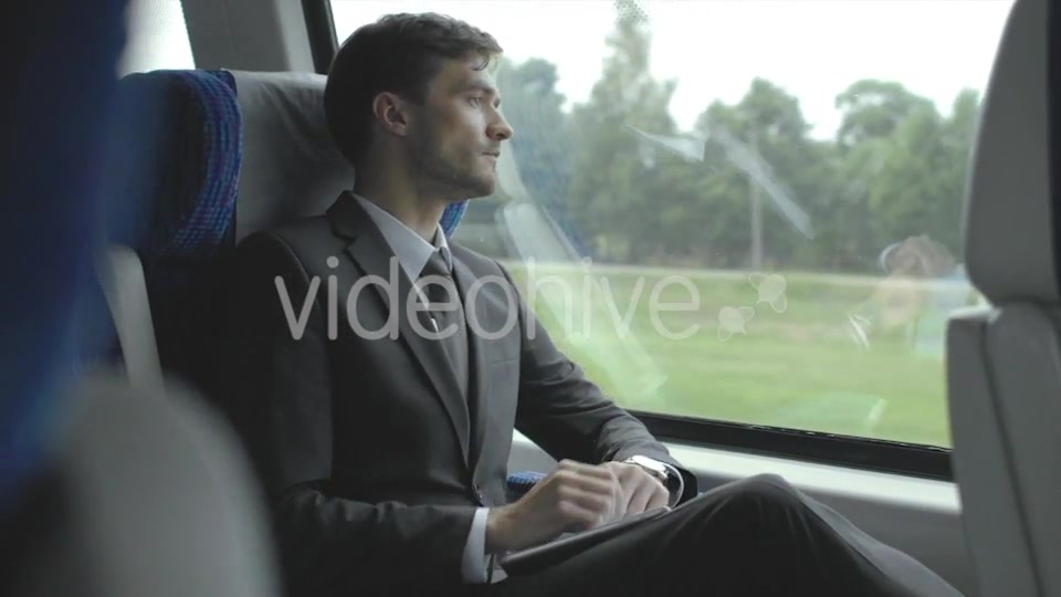 Businessman Travel With Train  Videohive 12188805 Stock Footage Image 10