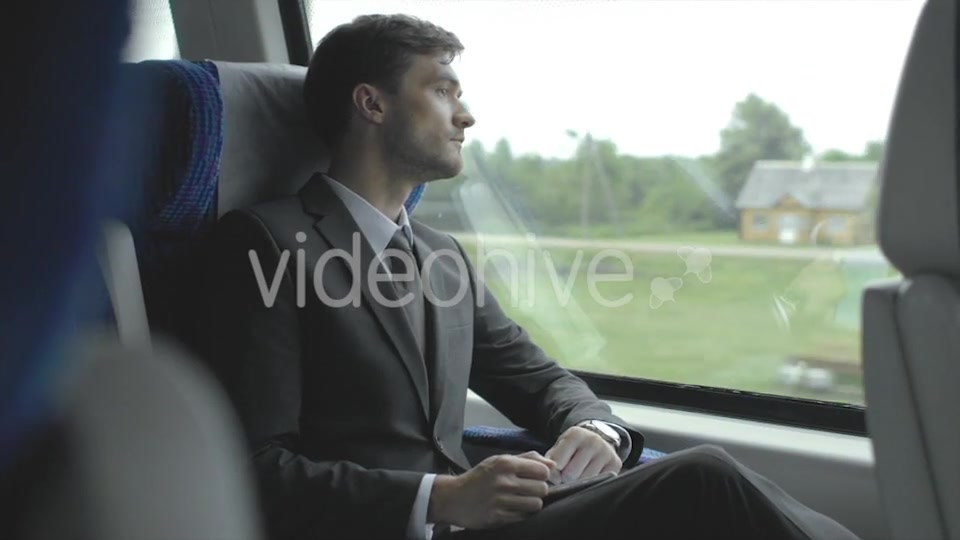 Businessman Travel With Train  Videohive 12188805 Stock Footage Image 11