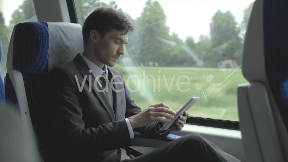 Businessman Travel With Train  Videohive 12188805 Stock Footage Image 6