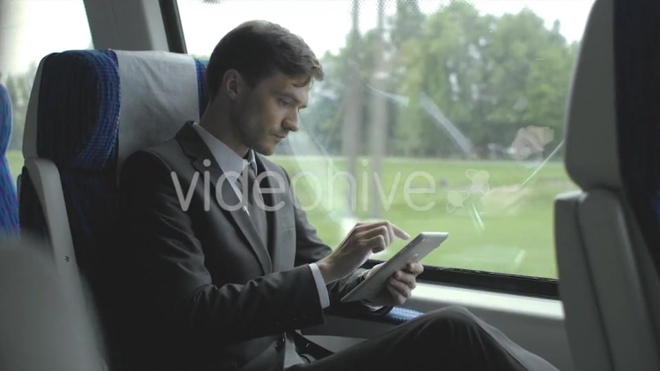 Businessman Travel With Train  Videohive 12188805 Stock Footage Image 7