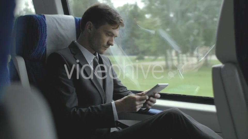 Businessman Travel With Train  Videohive 12188805 Stock Footage Image 8