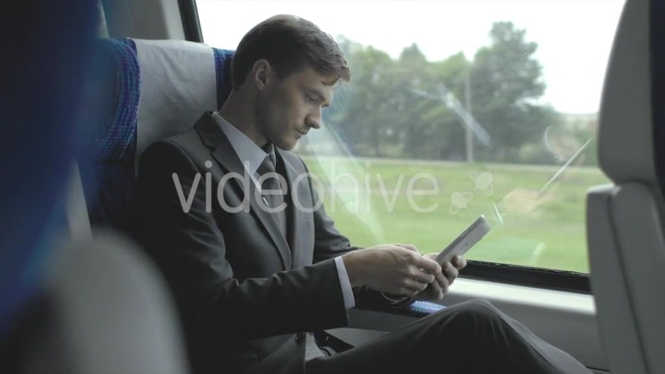 Businessman Travel With Train  Videohive 12188805 Stock Footage Image 9
